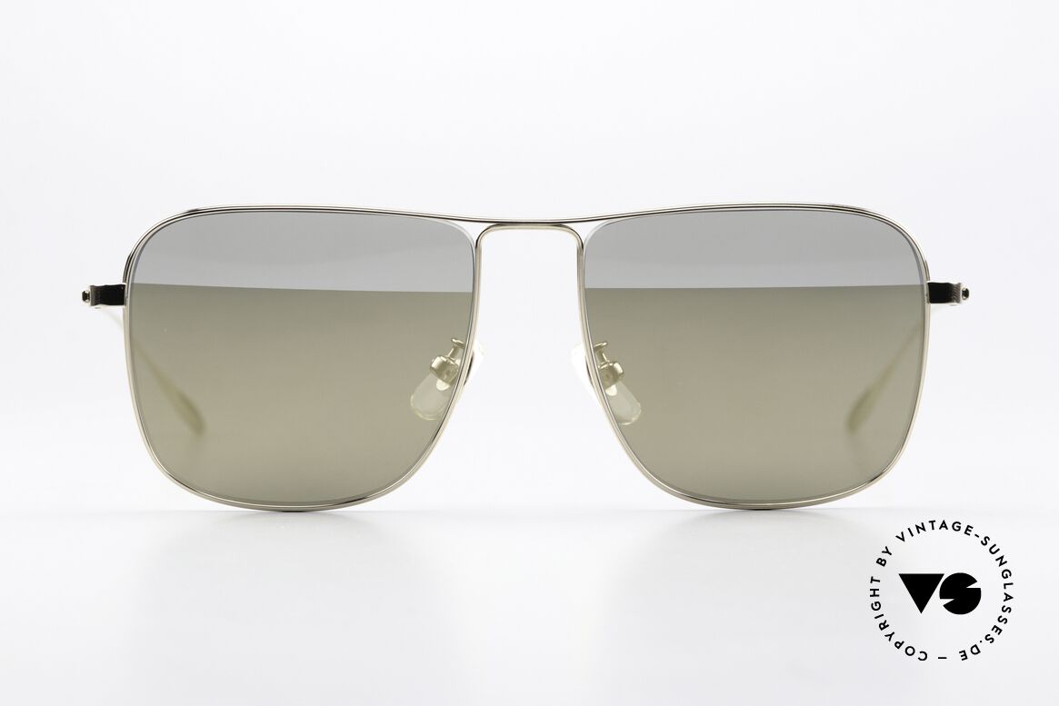 USh by Yuichi Toyama US-012 Made In Japan Insiderbrille, federleicht mit geteilt verspiegelten Sonnengläsern, Passend für Herren und Damen