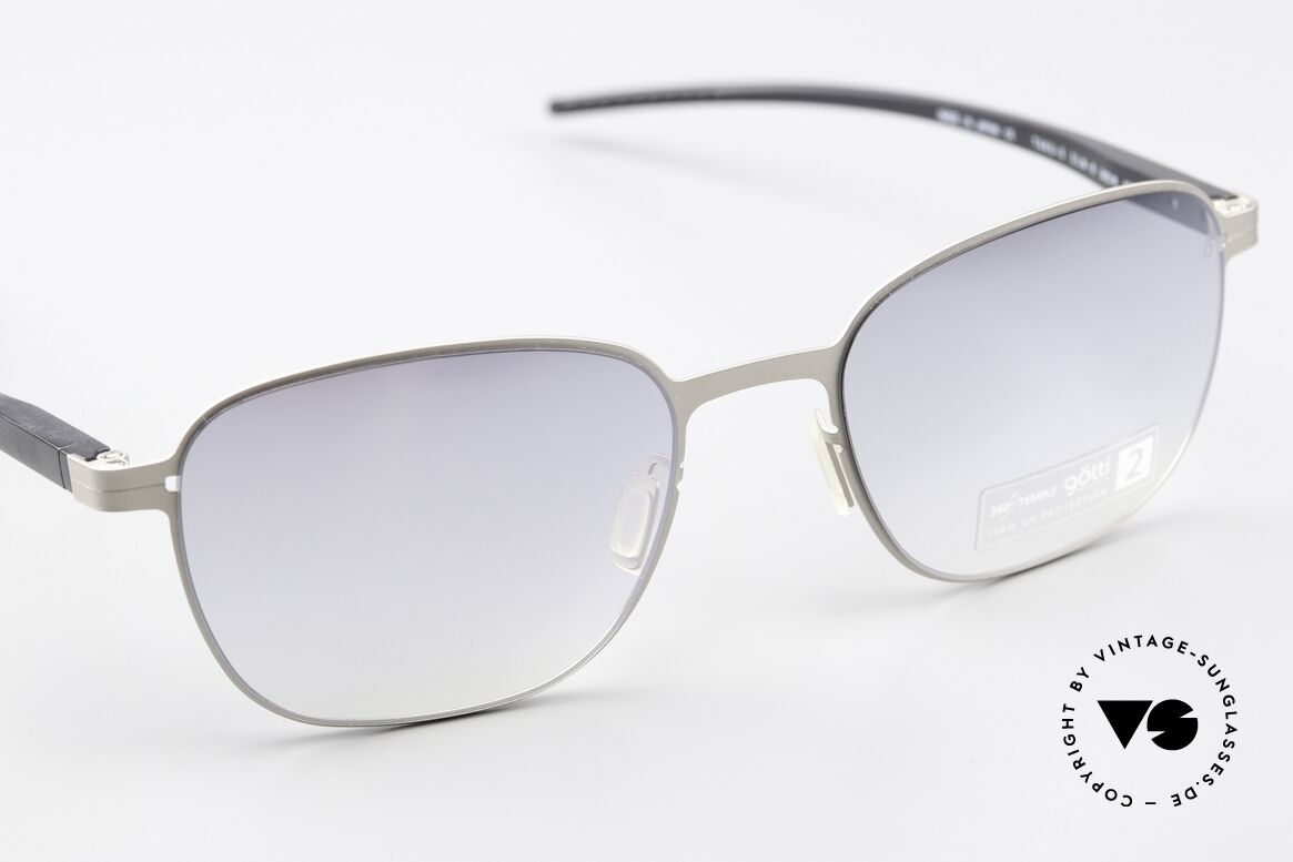 Götti Taku-S Superleichte Sonnenbrille, ungetragenes Designerstück von 2016, mit Hartetui, Passend für Herren und Damen