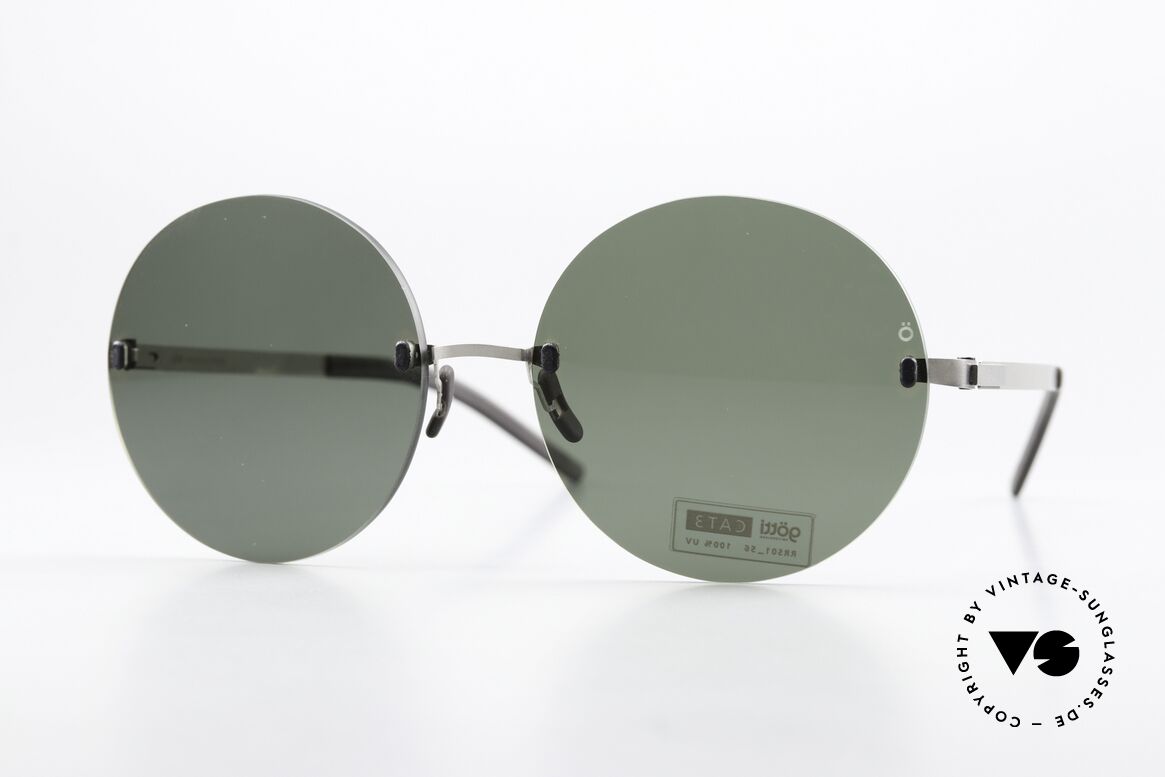 Götti Perspective PRS02 Randlose Sonnenbrille, Götti / Goetti Perspective Sonnenbrille PRS02 silver, Passend für Herren und Damen