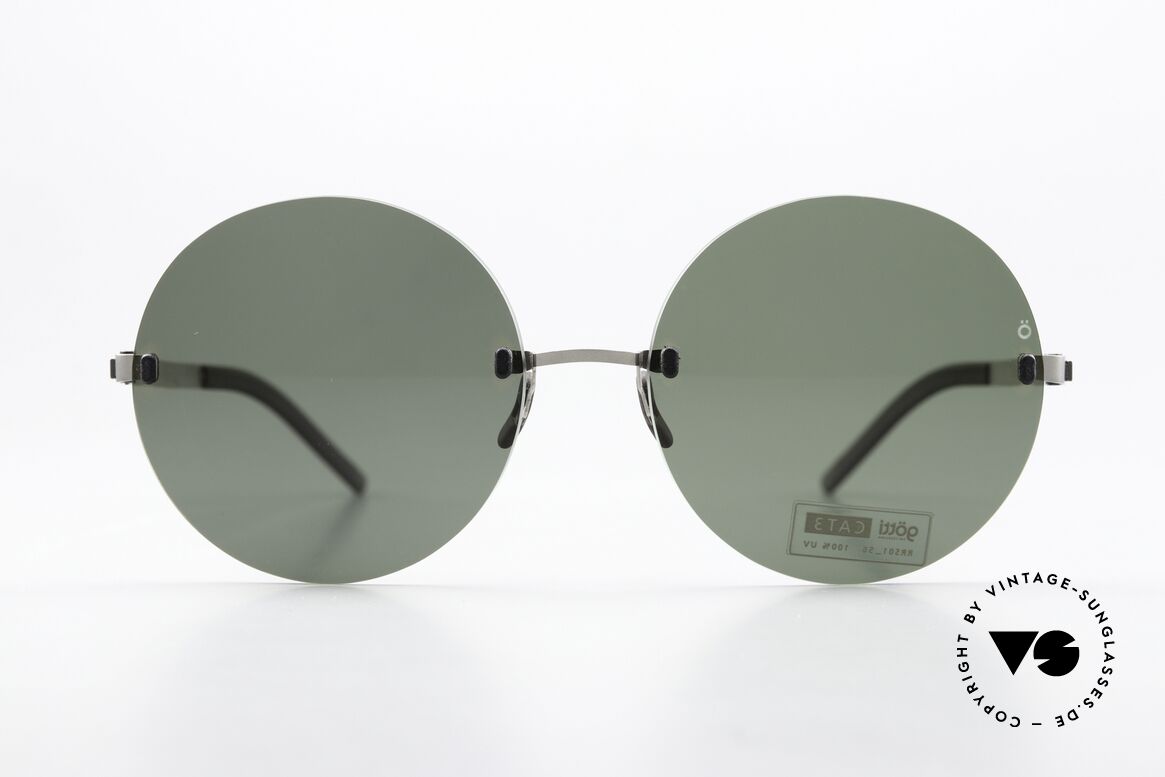 Götti Perspective PRS02 Randlose Sonnenbrille, randlose Sonnenbrille; auffällig & minimalistisch!, Passend für Herren und Damen