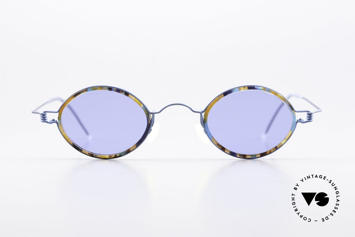 Lindberg Corona Air Titan Rim Runde Titanium Brille Unisex, LINDBERG Air Titanium Rim Brille in Größe 40-24, 135, Passend für Herren und Damen
