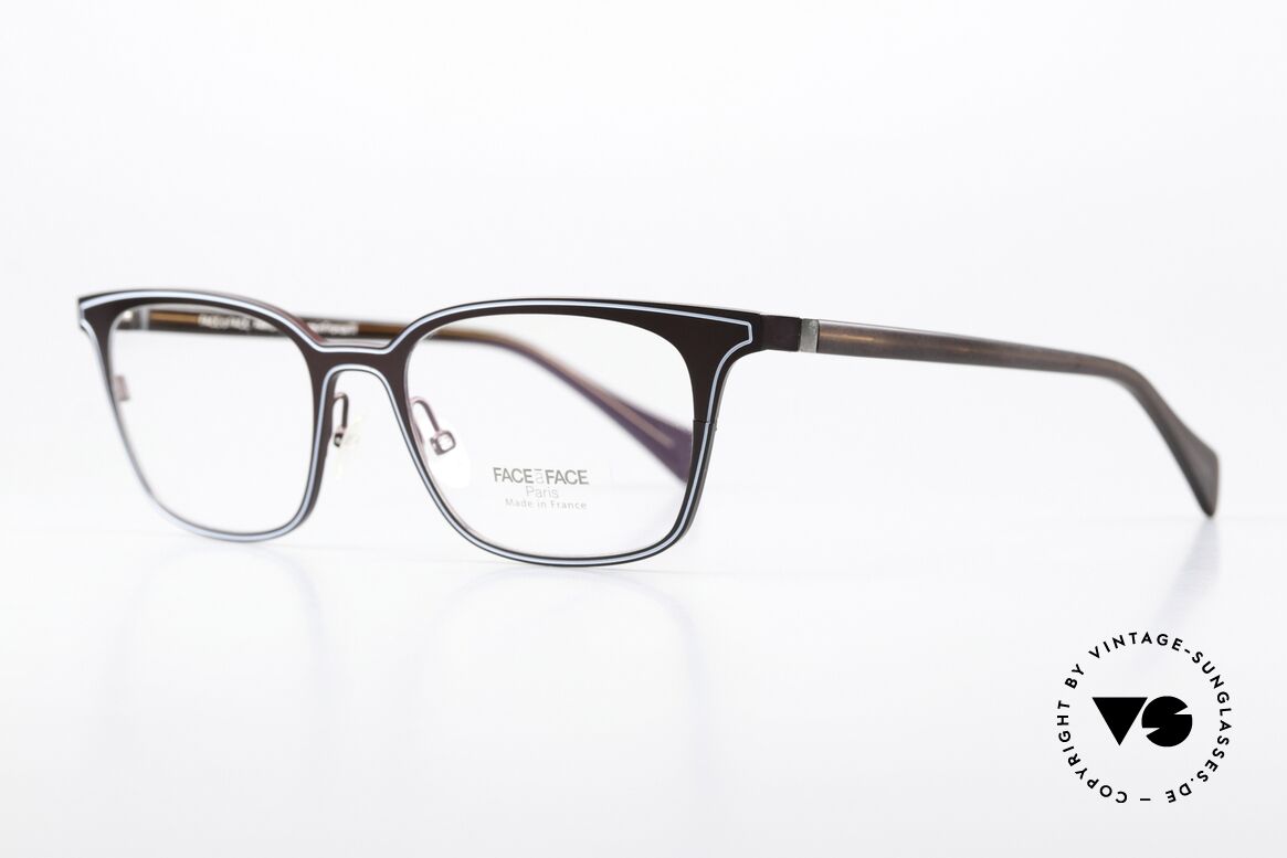 Face a Face Vicky 3 Design Mit Feinen Linien, Metallfront mit sehr feinen Linien, dezent koloriert, Passend für Damen
