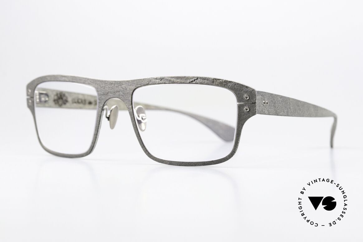 Lucas de Stael Petrus P11 Stein Und Echtes Rindsleder, tatsächlich gemacht aus Metall, Gestein und Leder, Passend für Herren