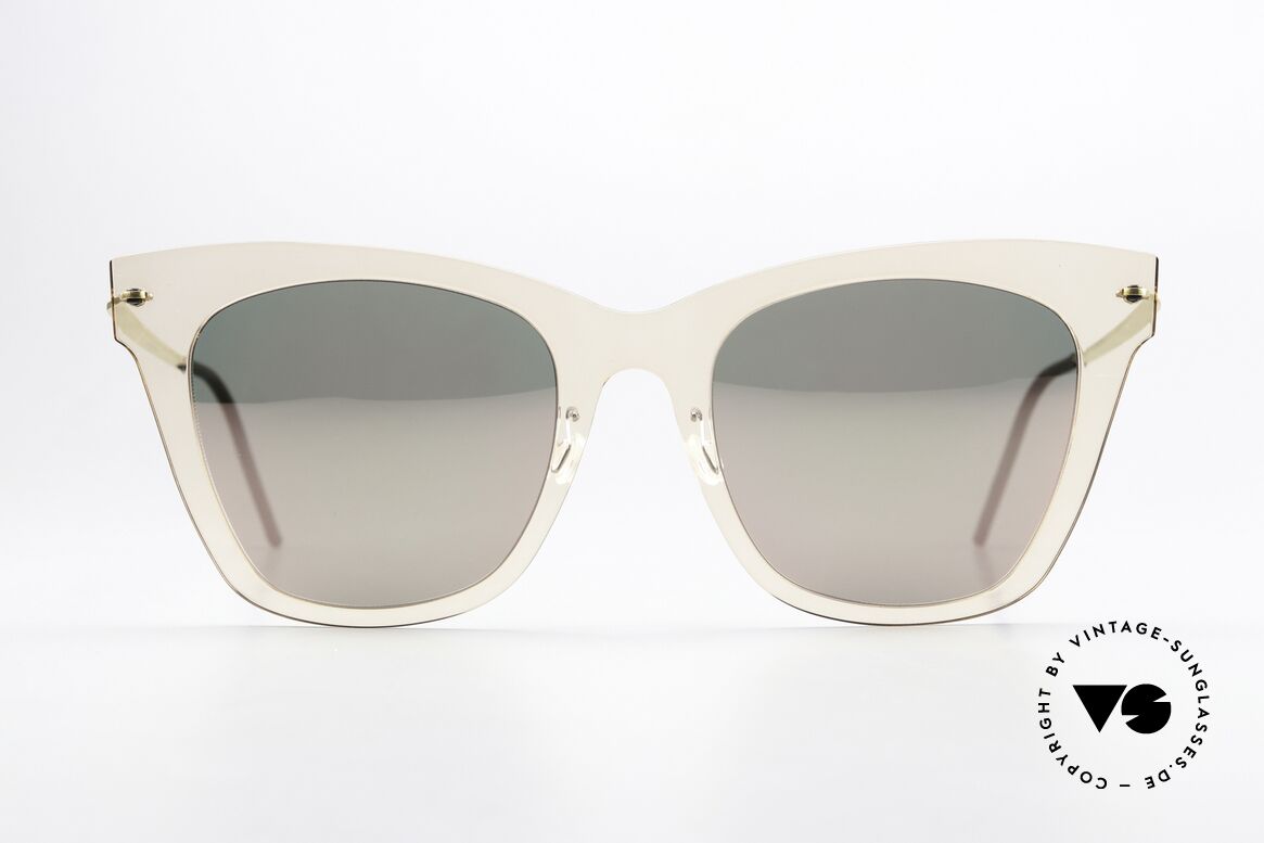 Lindberg 8318 NOW Transparent & Verspiegelt, zauberhaftes Modell 8318 in Größe 55/22; XL-Design, Passend für Damen