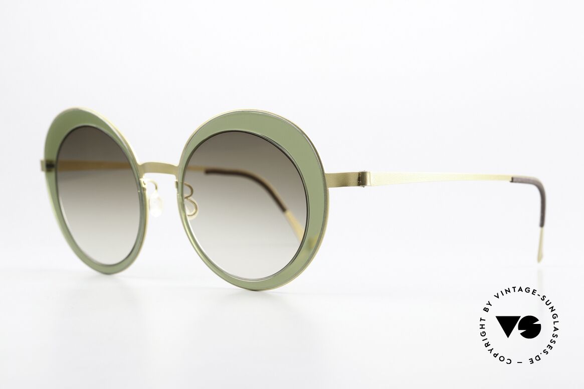 Lindberg 8401 NOW Stylische Damen Sonnenbrille, sehr filigran und dennoch ein absoluter Hingucker!, Passend für Damen
