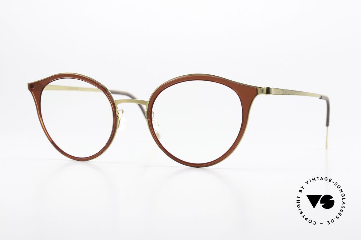 Lindberg 9728 Strip Titanium Sehr Weibliches Brillendesign, entzückende Lindberg Strip Titan Damenbrille; 2017, Passend für Damen