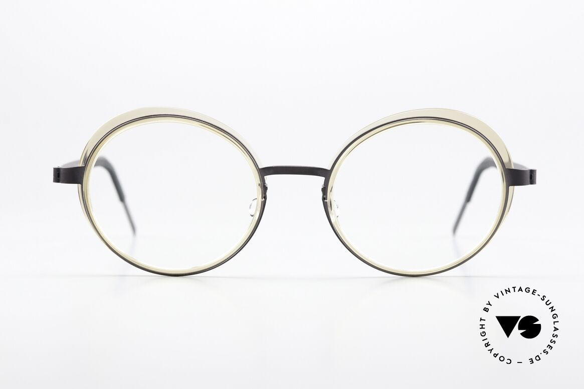Lindberg 9732 Strip Titanium Runde Designerbrille Damen, Modell 9732, T407, Größe 49/20, Bügel 135, Color U14, Passend für Damen