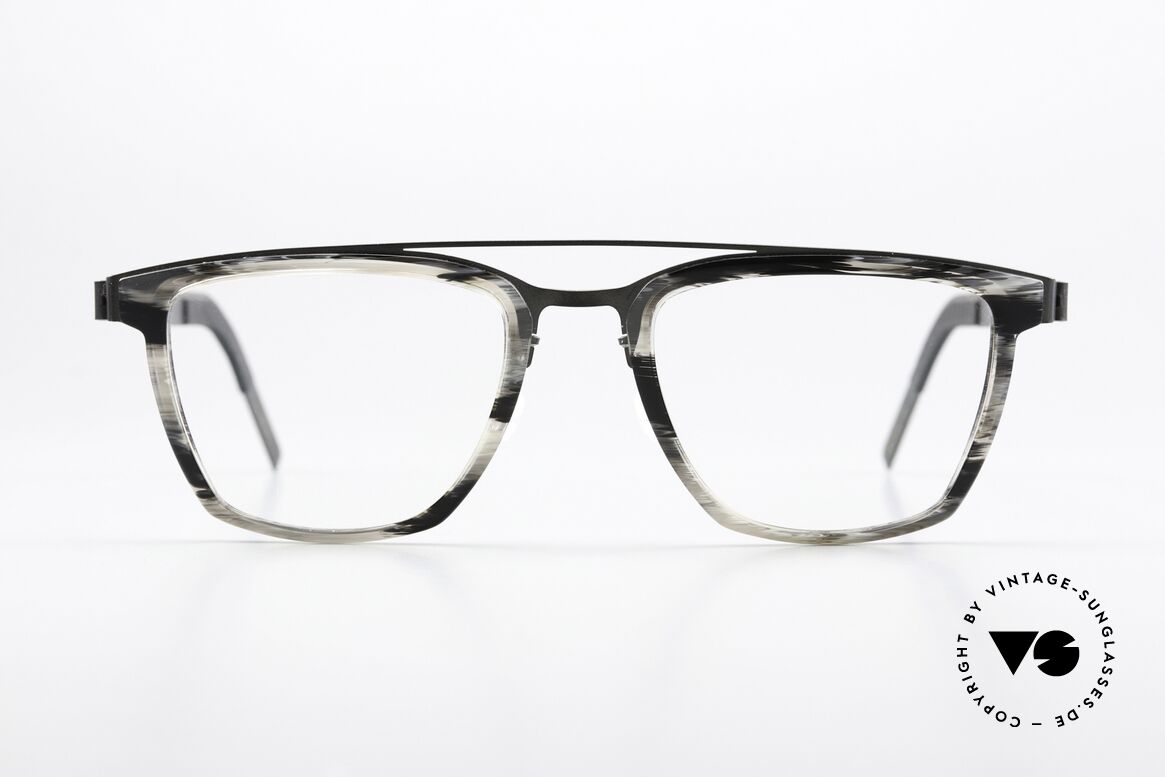 Lindberg 4507 MøF Titanium Auswechselbare Glasfassung, praktisch geniale Lindberg MøF Titanium Herren-Brille, Passend für Herren