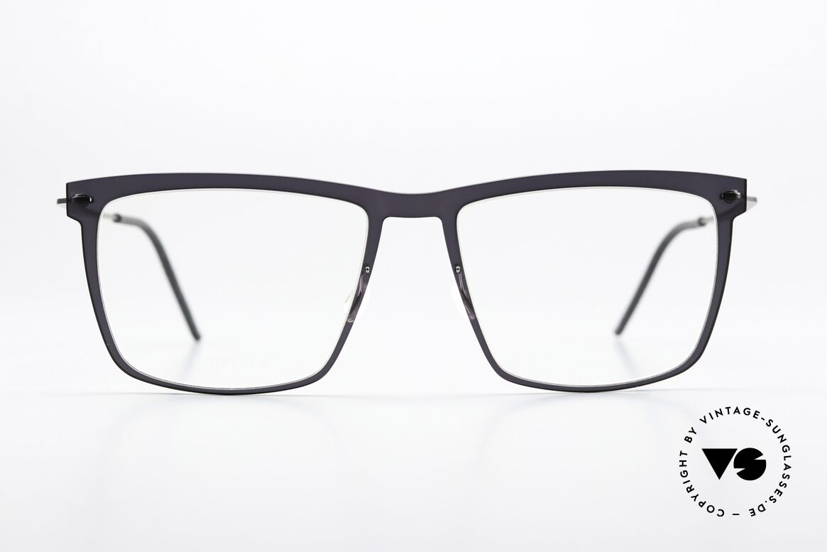 Lindberg 6515 NOW Vintage Designerbrille Eckig, Modell 6515, Größe 54/17mm für Damen und Herren, Passend für Herren und Damen