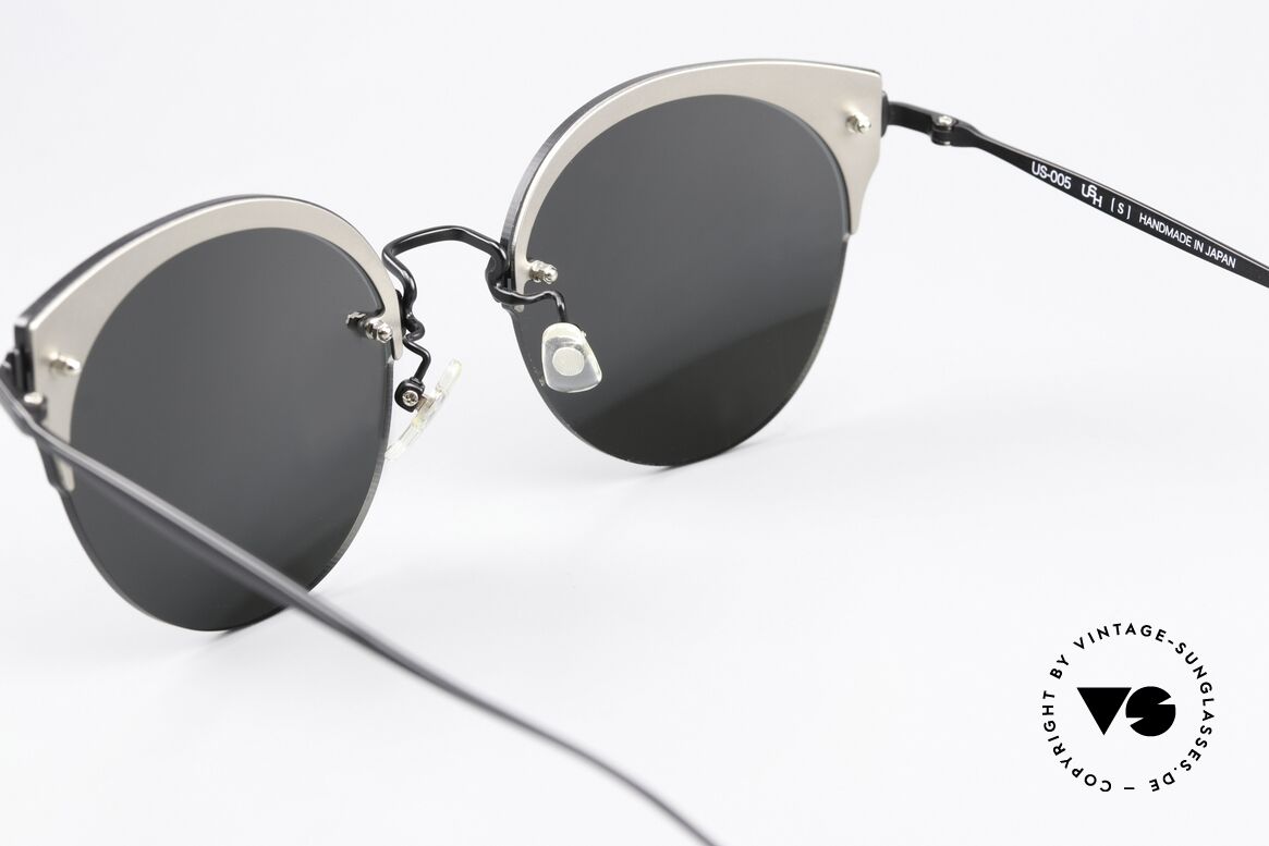 USh by Yuichi Toyama US-005 Damenbrille Verspiegelt, ungetragenes, sehr leichtes Modell, da halb-rahmenlos, Passend für Damen