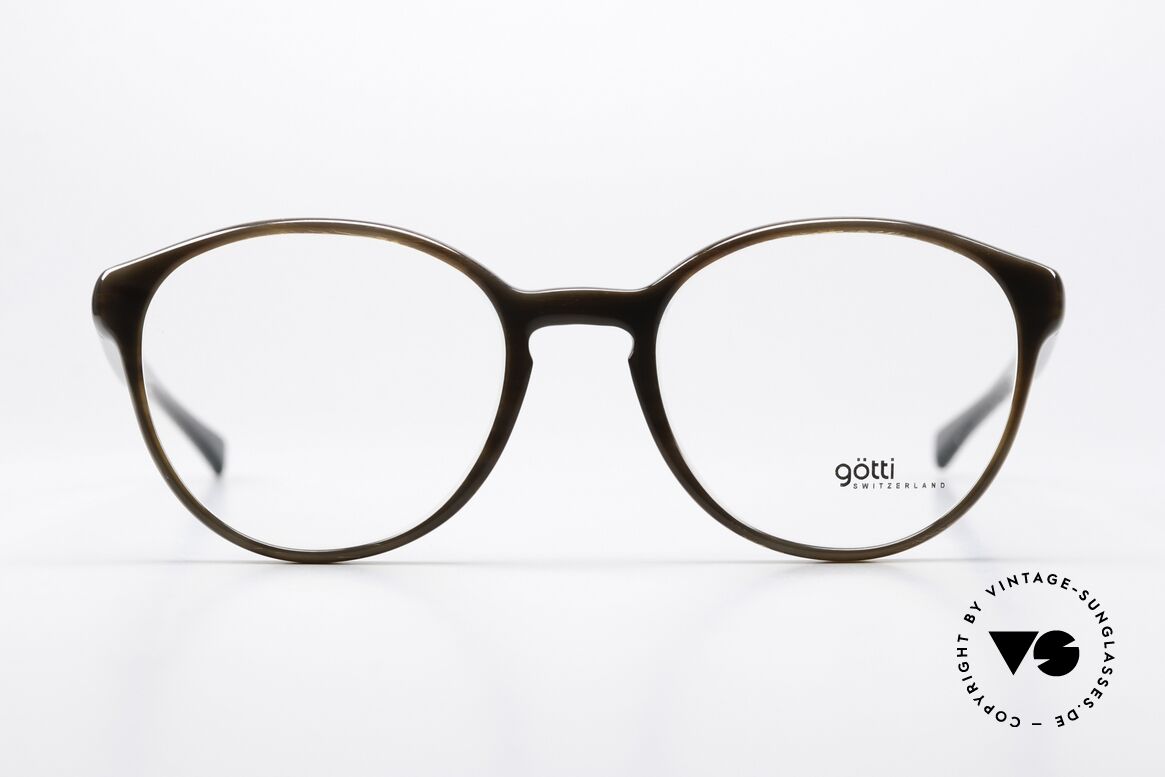 Götti Basti Genuine Horn Damenfassung, extrem seltenes Designerstück aus echtem Naturhorn, Passend für Damen
