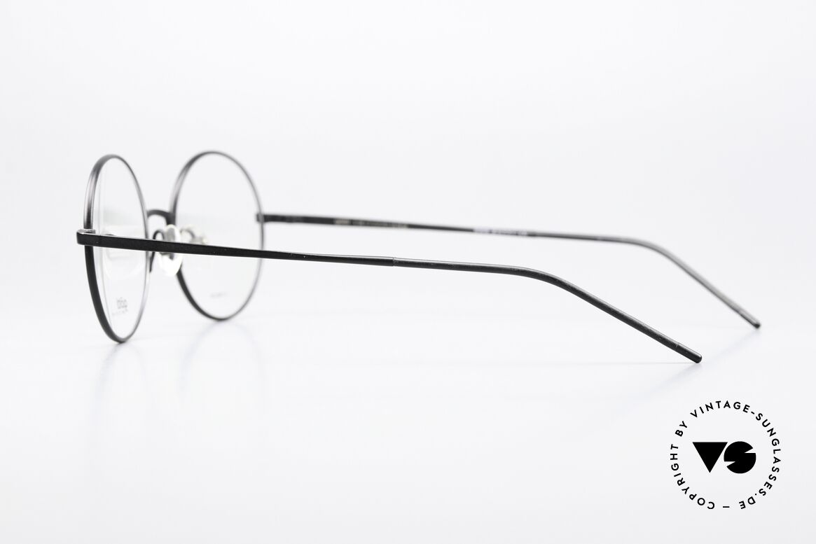 Götti August Titanium Brille Rund Unisex, ungetragenes Designerstück von 2014, mit Hartetui, Passend für Herren und Damen
