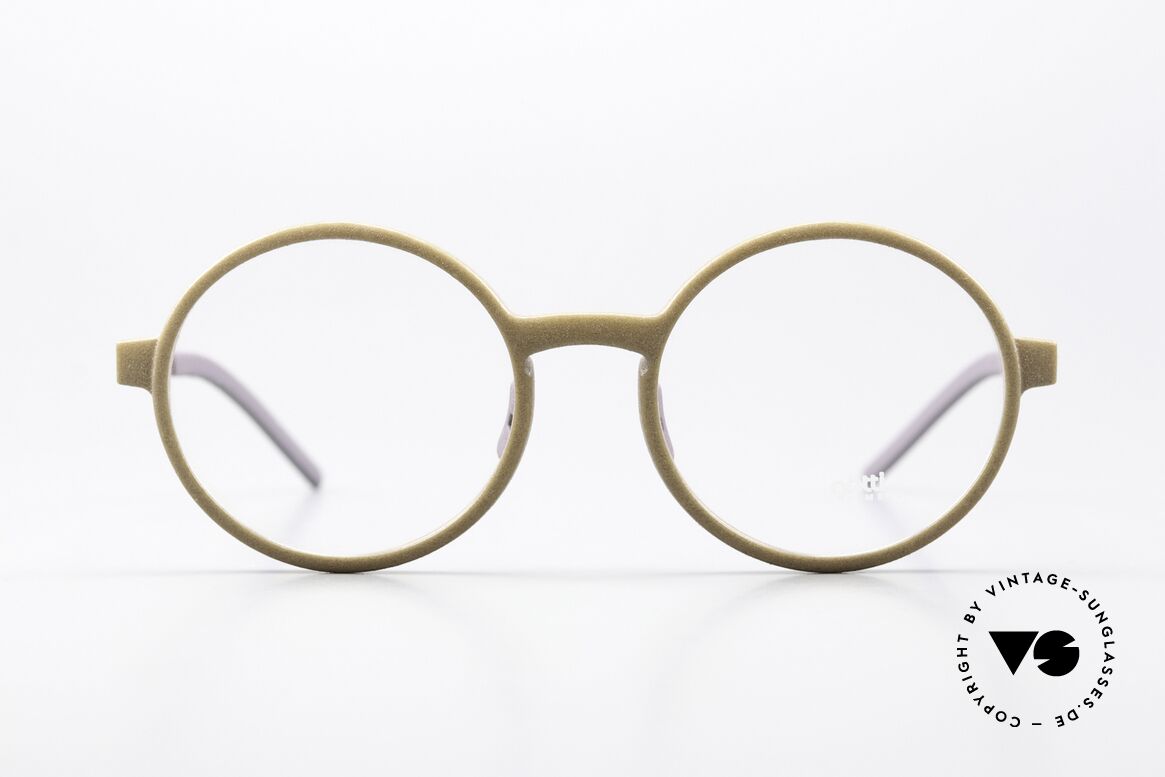 Götti Dumu Runde Brille Kleine Köpfe, runde Brille aus Kunststoff und mit Edelstahlbügeln, Passend für Herren und Damen