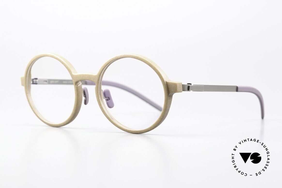 Götti Dumu Runde Brille Kleine Köpfe, sehr robust & bequem: eher eine kleine Brillengröße, Passend für Herren und Damen