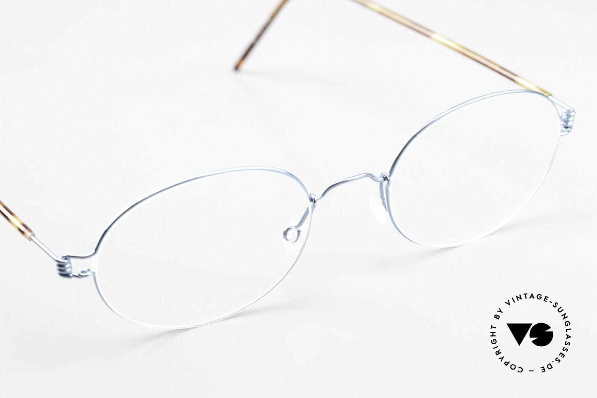 Lindberg York Air Titan Rim Ovale Brille Titanium Unisex, ungetragene Designerbrille + Magnet-Etui von Lindberg, Passend für Herren und Damen