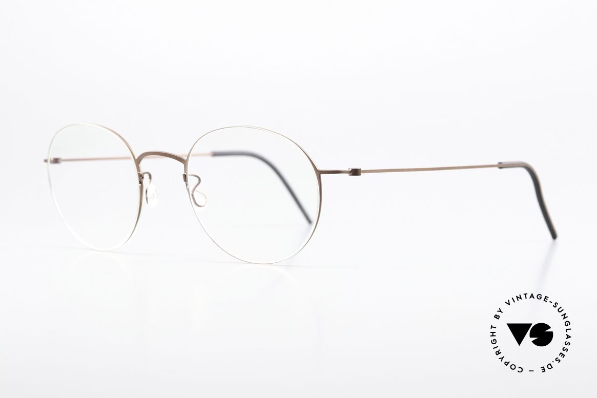 Lindberg 5504 Thintanium Dünne Titanium Pantobrille, sehr leicht und bequem & dennoch robust und flexibel, Passend für Herren und Damen
