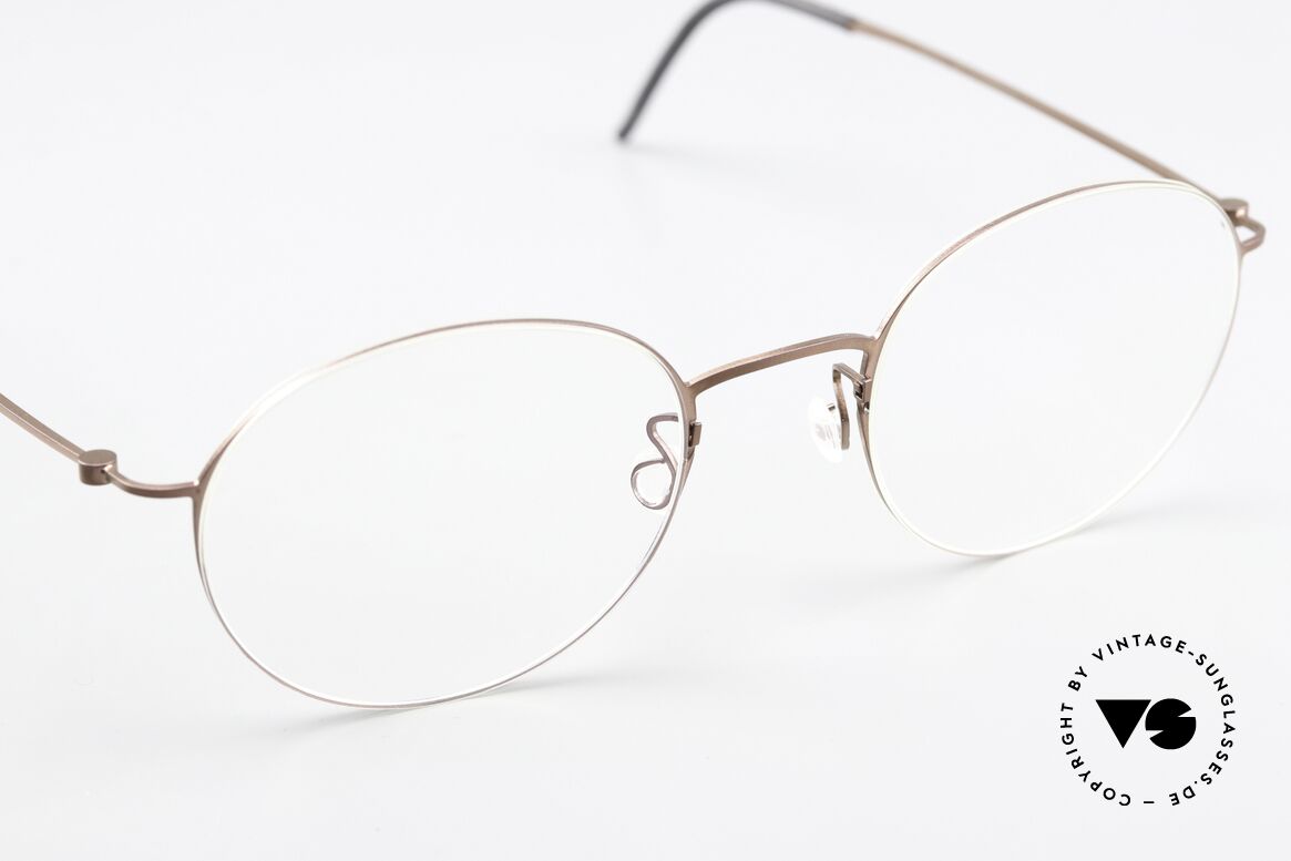 Lindberg 5504 Thintanium Dünne Titanium Pantobrille, ungetragenes Designerstück mit orig. Etui von Lindberg, Passend für Herren und Damen