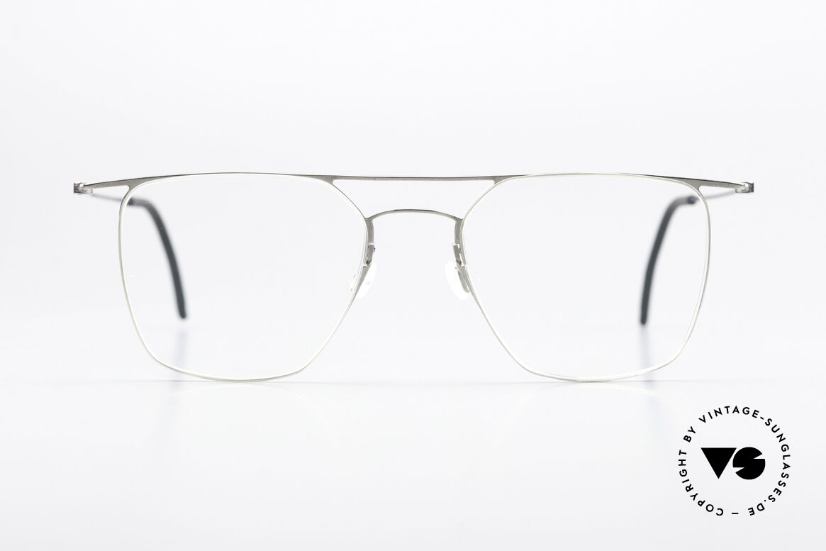 Lindberg 5502 Thintanium Markant Eckige Unisexbrille, eckige Lindberg 5502 Thintanium Brille in Gr. 48/18, Passend für Herren und Damen