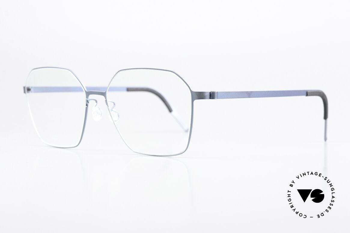 Lindberg 9624 Strip Titanium Damenbrille Titanium Petrol, federleicht und dennoch sehr stabil und sehr langlebig, Passend für Damen