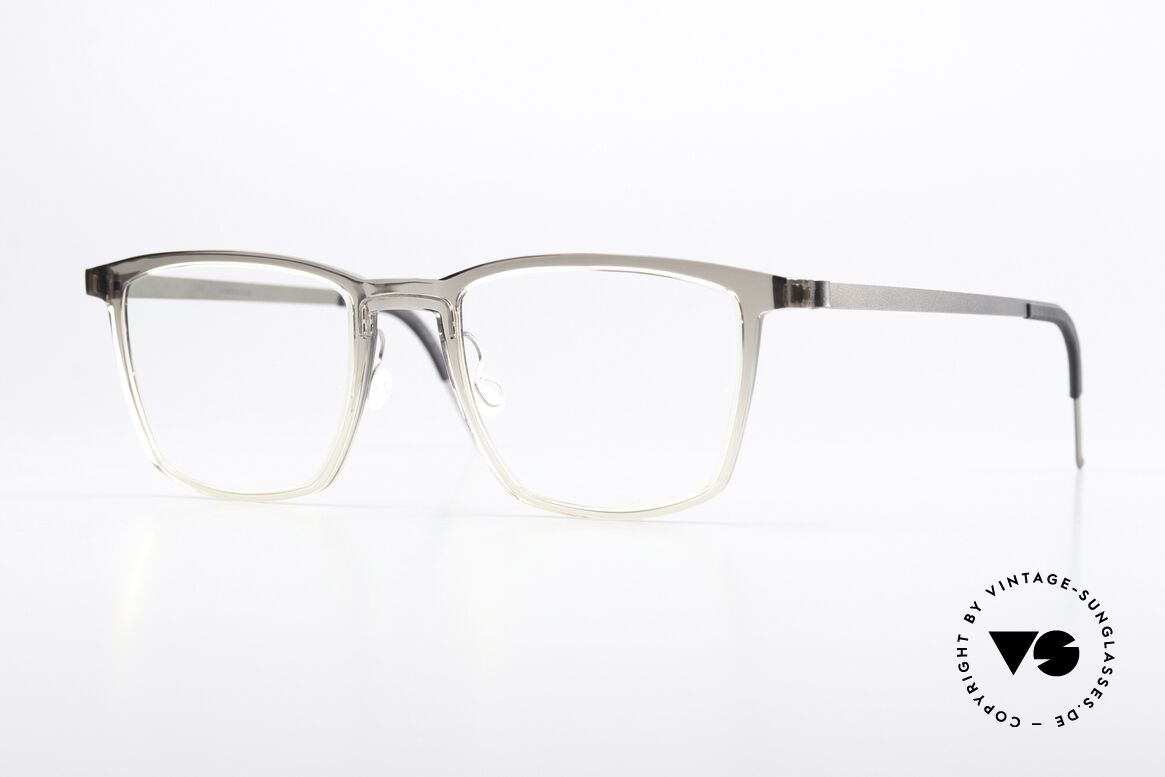 Lindberg 1260 52 Acetanium Designerbrille Eckig Unisex, eckige Lindberg Brille der Acetanium-Serie von 2018, Passend für Herren und Damen
