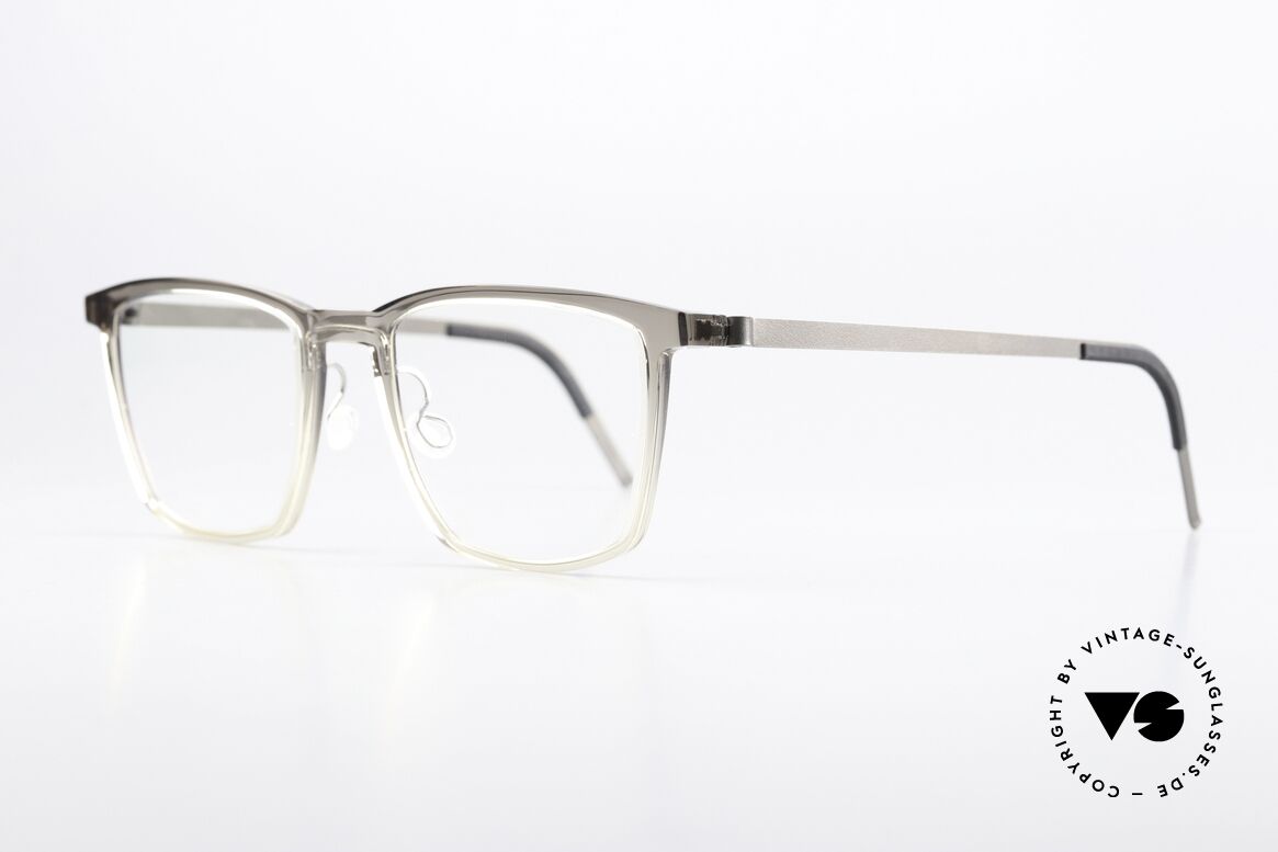 Lindberg 1260 52 Acetanium Designerbrille Eckig Unisex, grandiose Fassung aus Acetat & Titanium Kombination, Passend für Herren und Damen