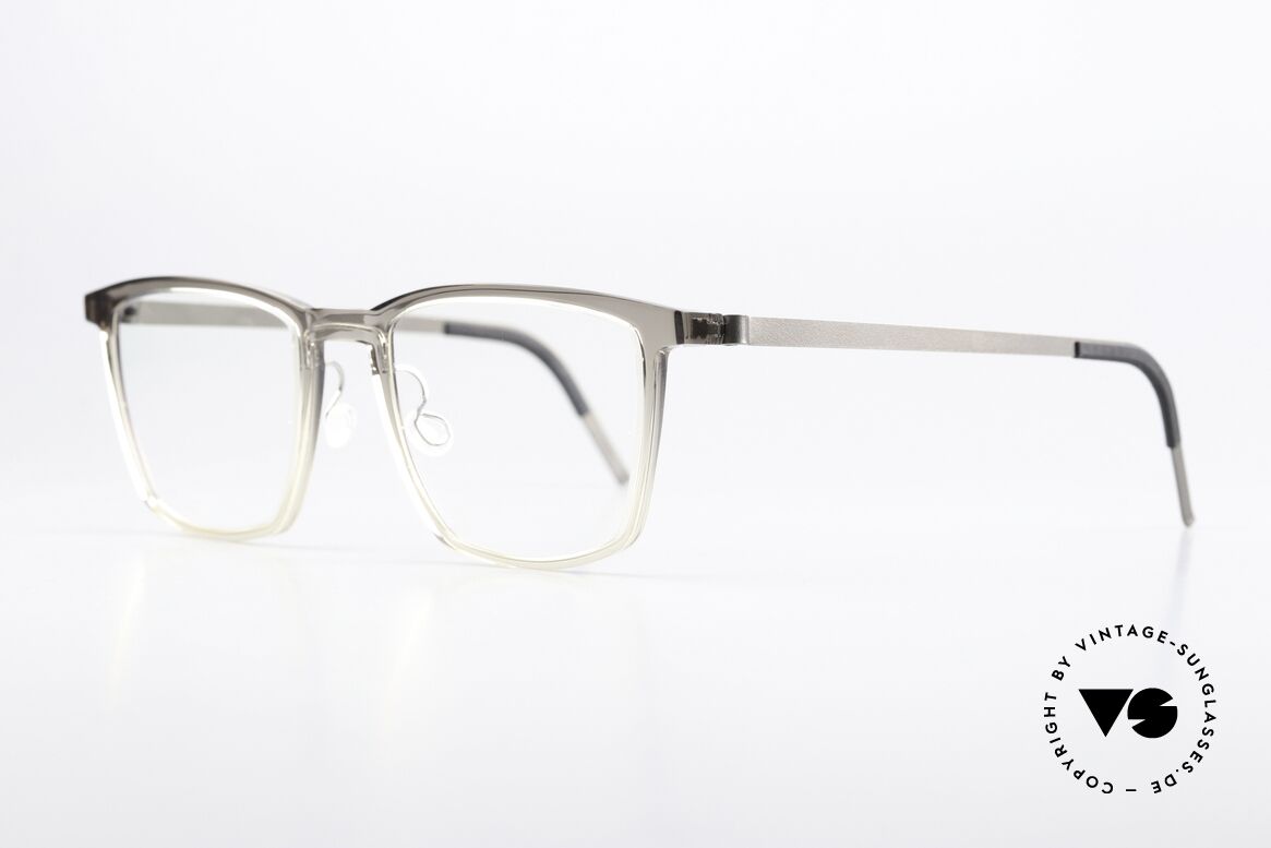 Lindberg 1260 Acetanium Designerbrille Eckig Unisex, grandiose Fassung aus Acetat & Titanium Kombination, Passend für Herren und Damen