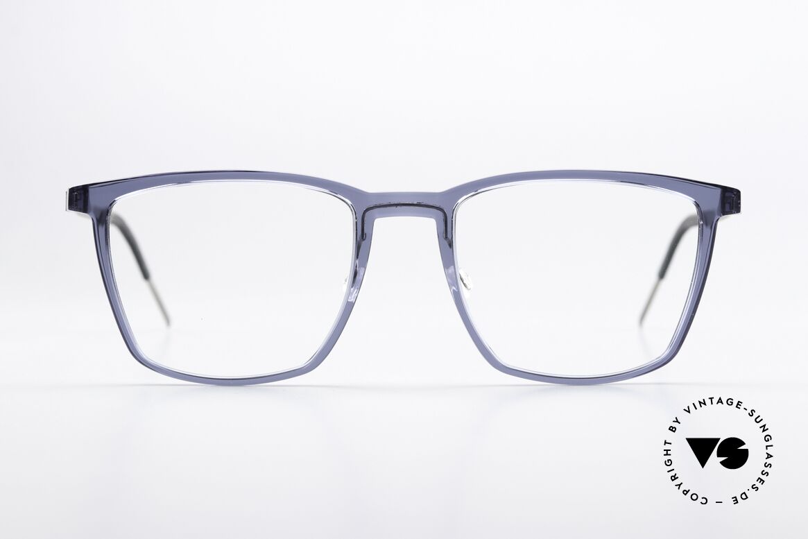 Lindberg 1260 54 Acetanium Blau Transparente Fassung, Mod. 1260; XL Größe 54/20, T407, Bügel 145, Col AI37, Passend für Herren