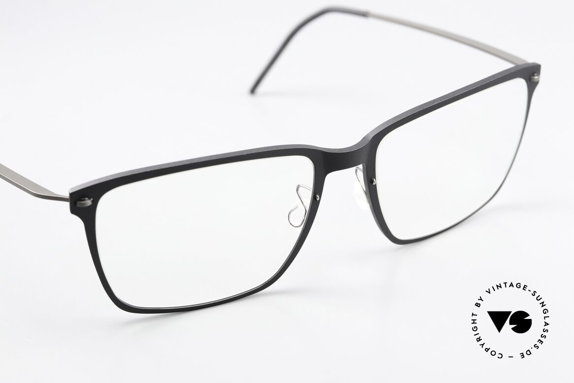 Lindberg 6505 NOW Mattschwarz & Dunkelgrau, kann schon jetzt als 'vintage Lindberg' tituliert werden, Passend für Herren und Damen