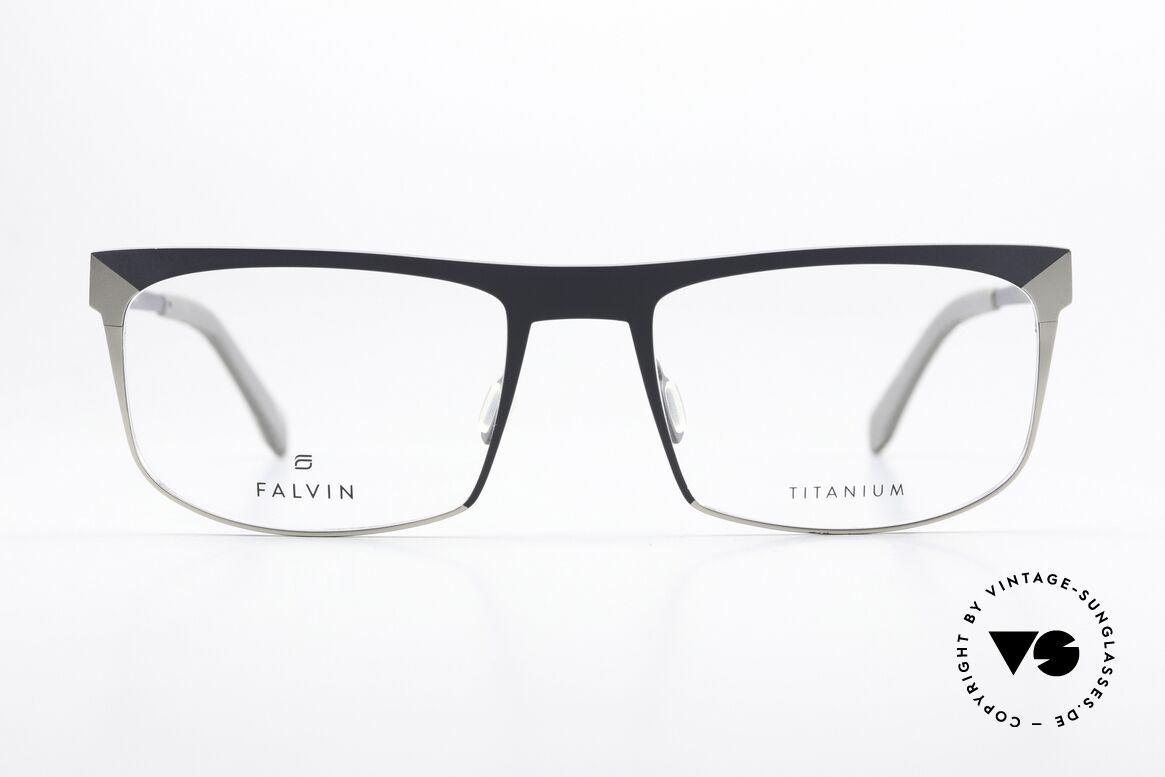 Falvin Helios Insider Brille Aus Titanium, kühles Design kombiniert mit japanischer Qualität, Passend für Herren und Damen
