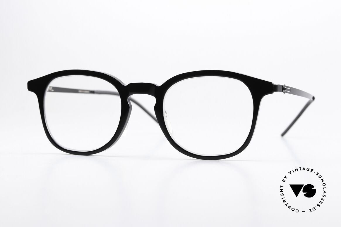 ByWP Wolfgang Proksch BY19 Avantgarde Panto Brille, ByWP Brille BY19001BLK-MB, in Größe 47-22, 145, Passend für Herren und Damen