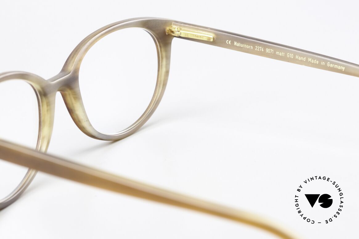 Hoffmann 2274 Damenbrille Aus Echthorn, Größe: small, Passend für Damen