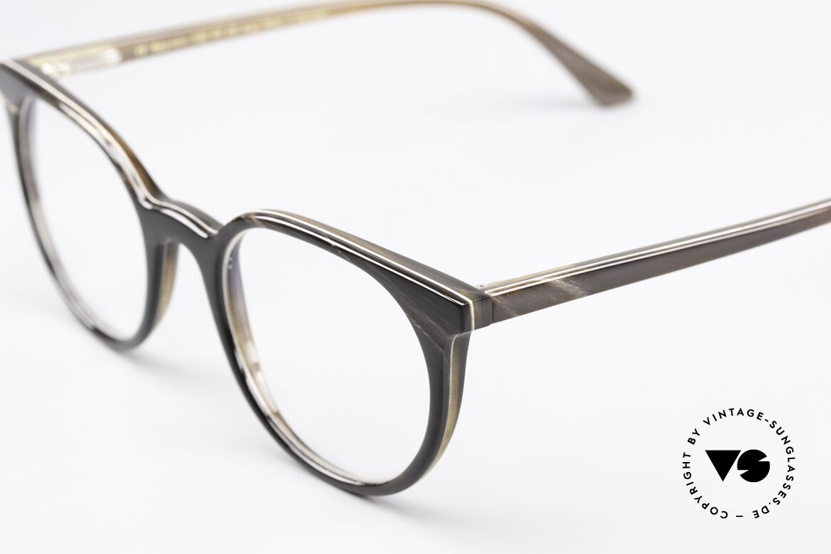 Hoffmann 2283 Naturhorn Brille Für Damen, einzigartige Maserung & fühlbar herausragende Qualität, Passend für Damen