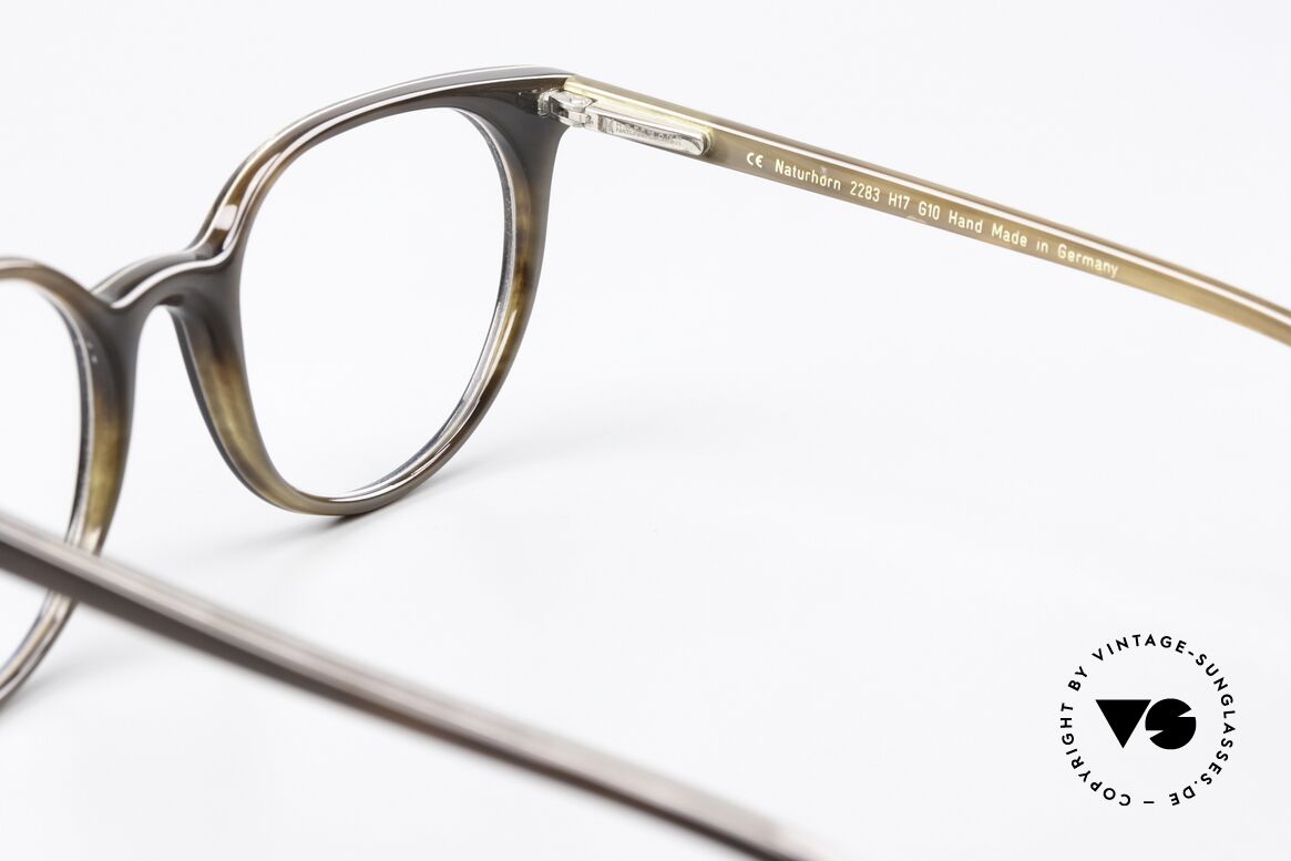 Hoffmann 2283 Naturhorn Brille Für Damen, Größe: small, Passend für Damen