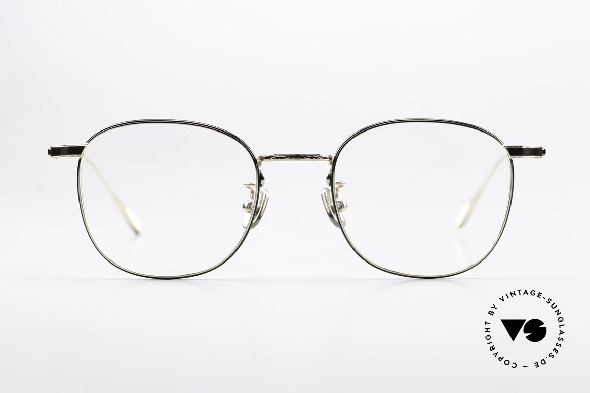 USh by Yuichi Toyama Nolan Brille Für Designliebhaber, federleichte Designer-Brille aus ß-Titanium; 47/20, Passend für Herren und Damen