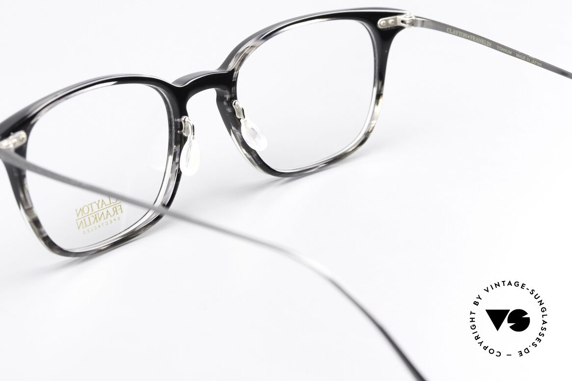 Clayton Franklin 764 Zeitlose Brillenfassung Titan, Größe: medium, Passend für Herren und Damen