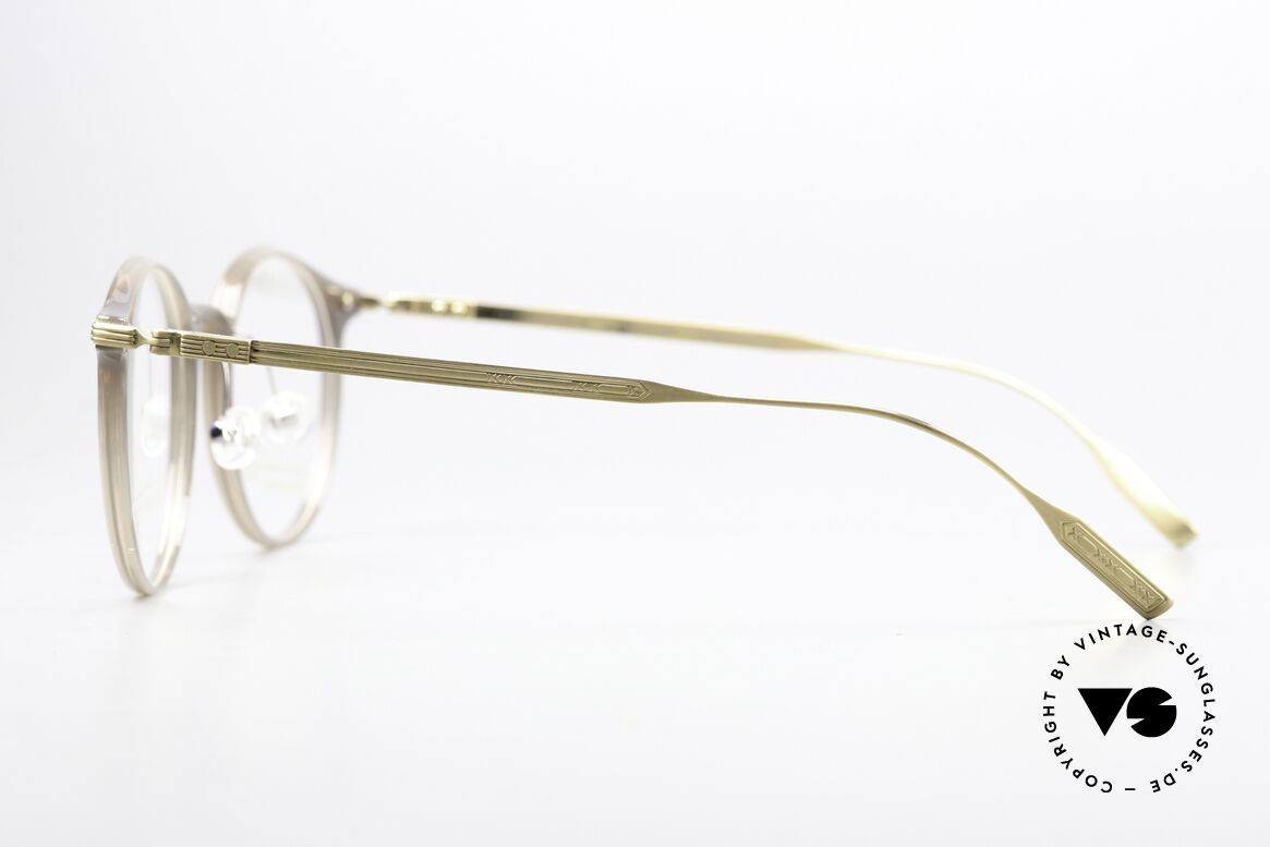 Frank Custom FT7187 Panto Brillenfassung Titan, Bügel aus ß-Titanium für höchsten Tragekomfort, Passend für Herren und Damen