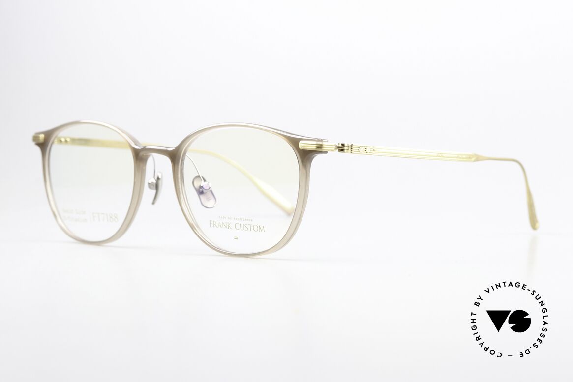 Frank Custom FT7188 Insiderbrille Made In Korea, klassischer Brillenstil mit intelligenter Ästhetik, Passend für Herren und Damen