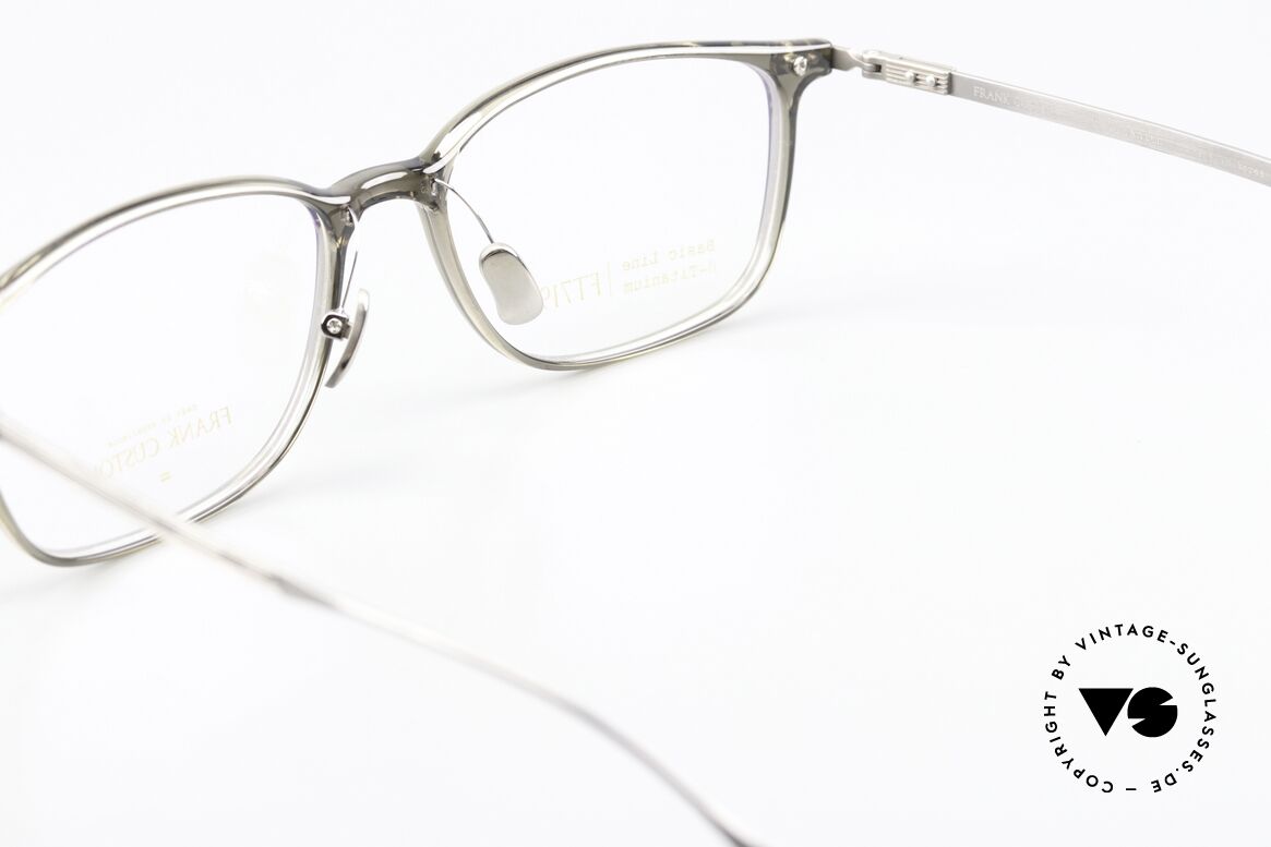 Frank Custom FT7191 Unisex Brillenfassung Titan, Größe: extra large, Passend für Herren und Damen