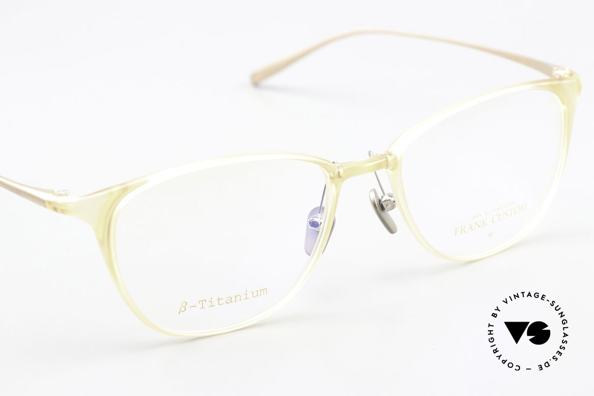 Frank Custom FT7119 Brille Mit Höchstem Komfort, Bügel aus ß-Titanium für höchsten Tragekomfort, Passend für Damen