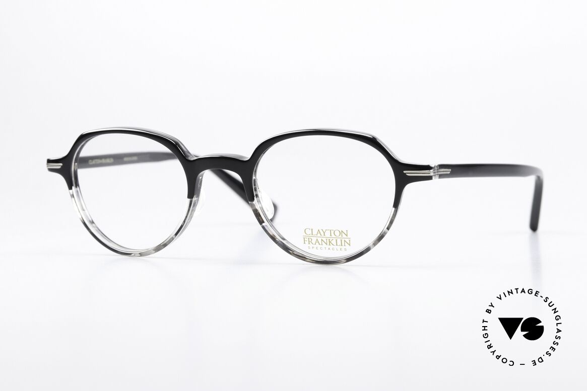 Clayton Franklin 759 Unisex Brille Made In Japan, Clayton Franklin Spectacles, 759, Gr. 46-21, 145, Passend für Herren und Damen