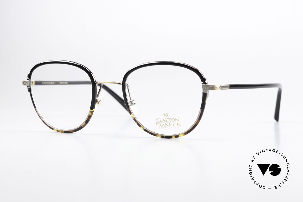 Clayton Franklin 620 Made In Japan Insiderbrille, Clayton Franklin Spectacles, 620, Gr. 48-22, 145, Passend für Herren und Damen