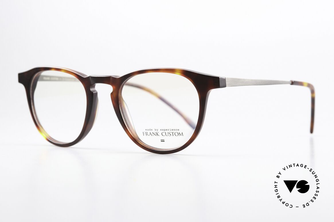 Frank Custom FA6105 Koreanische Pantobrille, klassischer Brillenstil mit intelligenter Ästhetik, Passend für Herren und Damen