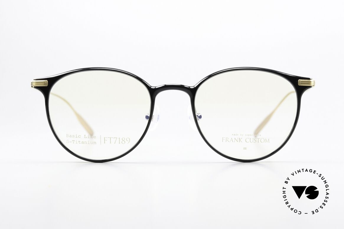Frank Custom FT7189 Frauen Panto Brillenfassung, die koreanische Brillenmarke in TOP-Qualität!, Passend für Damen
