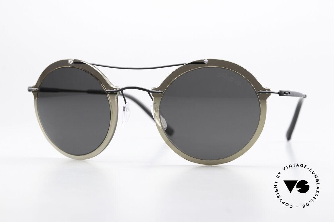 Silhouette 8705 Polarisierende Sonnengläser, Silhouette Sonnenbrille; Modell 8705, 75, 7540, Passend für Herren und Damen