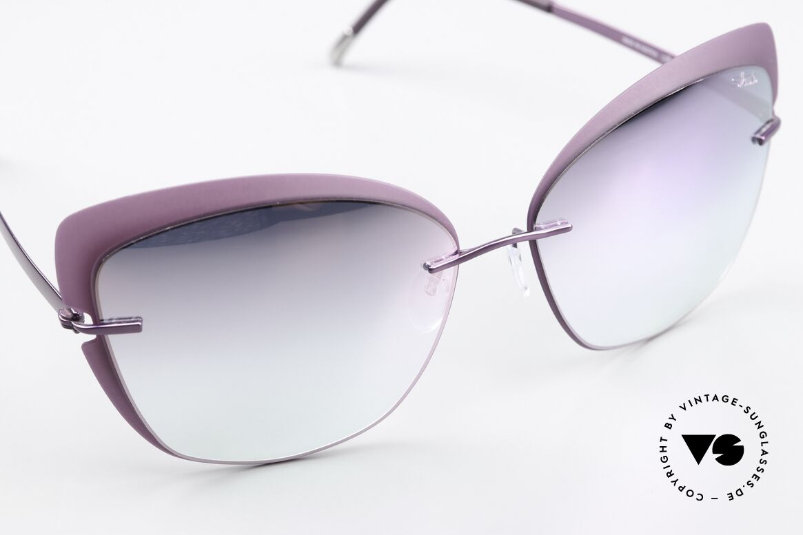 Silhouette 8166 Verspiegelte Sonnengläser, ungetragen von 2019; edel und sehr komfortabel, Passend für Damen