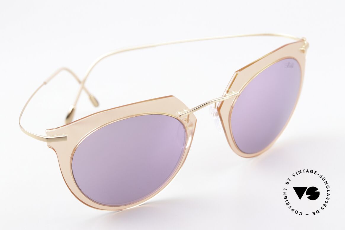 Silhouette 9909 Minimalistische Sonnenbrille, ungetragenes Exemplar; stilvoll & zeitlos zugleich, Passend für Damen