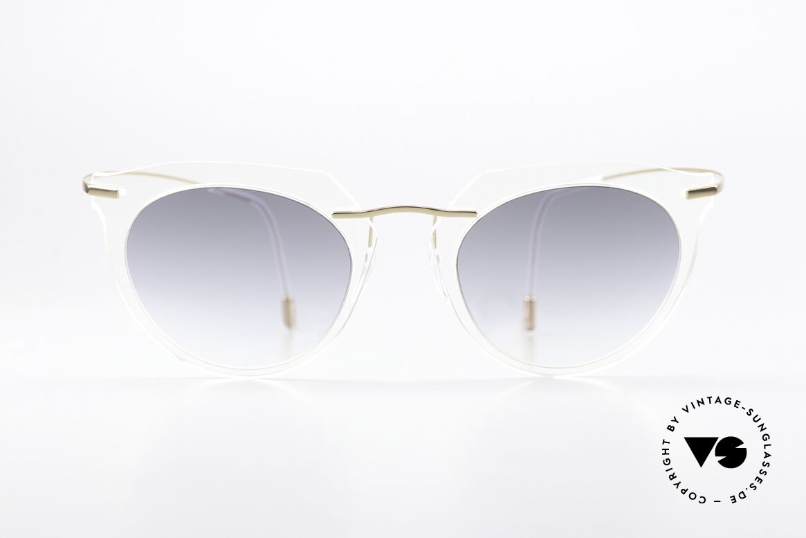 Silhouette 9909 Kristallklare Sonnenbrille, Mod. 9909 in Zusammenarbeit mit Arthur Arbesser, Passend für Damen