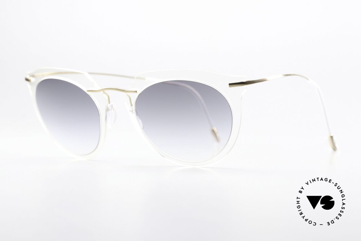 Silhouette 9909 Kristallklare Sonnenbrille, basiert auf dem der legendären Titan Minimal Art, Passend für Damen