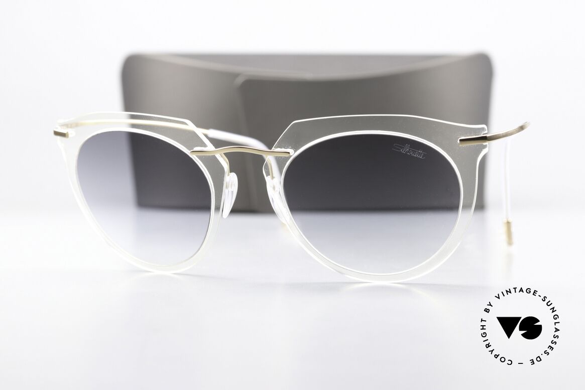 Silhouette 9909 Kristallklare Sonnenbrille, Größe: medium, Passend für Damen
