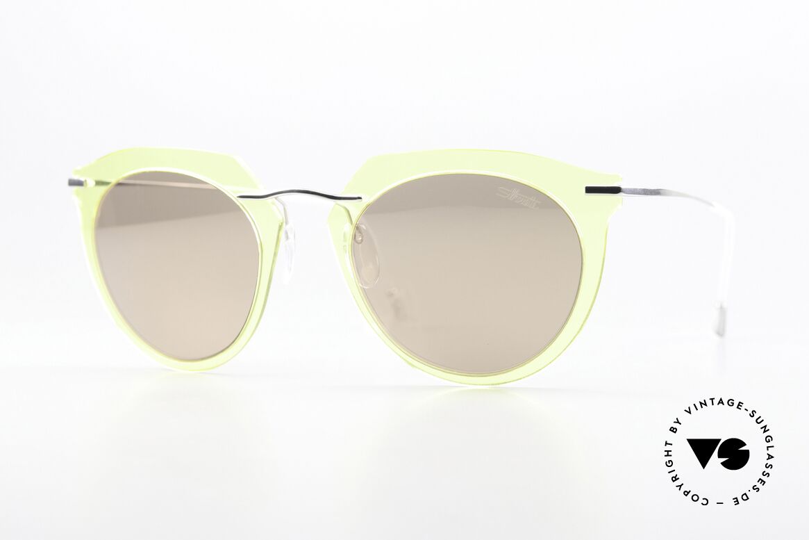 Silhouette 9909 Arthur Arbesser Sonnenbrille, leichte, minimalistische Silhouette Sonnenbrille, Passend für Damen